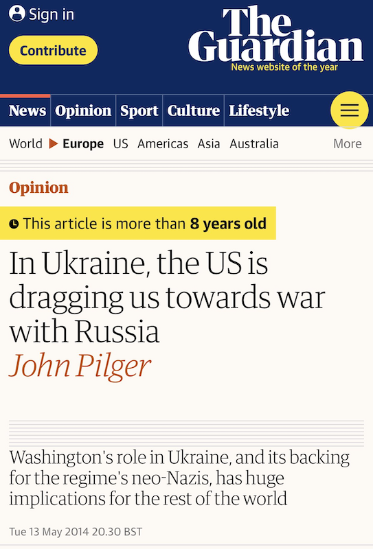Johnpilger ukraine