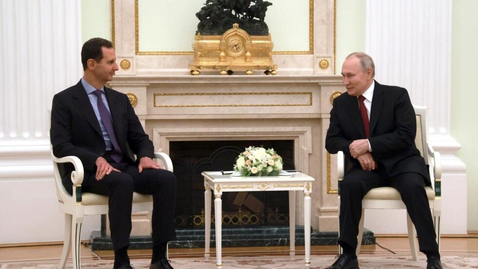 今年3月のモスクワでの会談の様子https://www.france24.com/en/middle-east/20230315-assad-meets-putin-in-moscow-as-syrians-mark-12-years-since-anti-regime-uprising