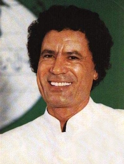 Gaddafi in 1991